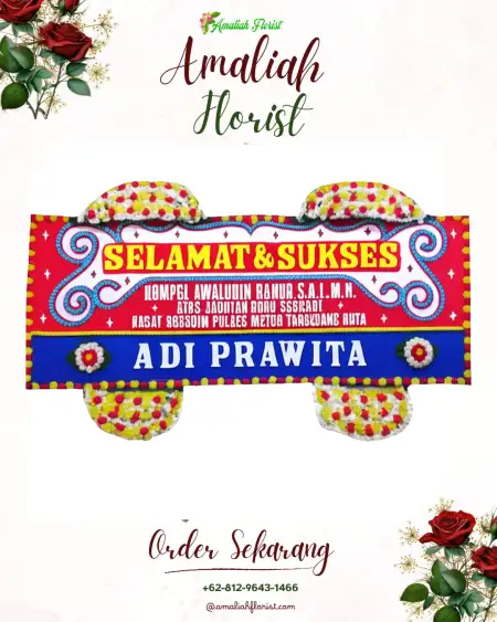 Papan Bunga Ucapan Selamat Penanggungan